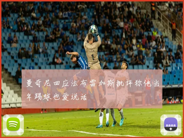曼奇尼回应法布雷加斯批评称他当年踢球也爱说话